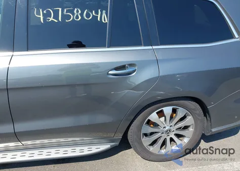 2018 Mercedes-Benz Gls 450 4Matic из США, поврежденный, VIN 4JGDF6EE1JB027541